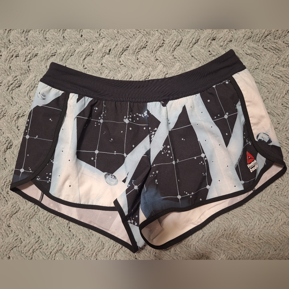 Reebok CrossFit Black & Light Blue Training Shorts